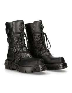 New Rock BOOT BLACK REACTOR M-373-S18