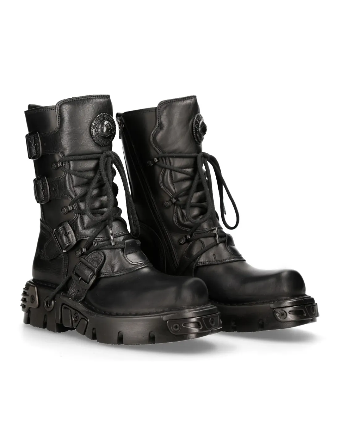 New Rock BOOT BLACK REACTOR M-373-S18