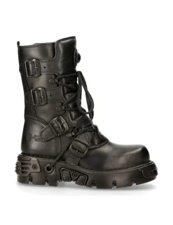 New Rock BOOT BLACK REACTOR M-373-S18