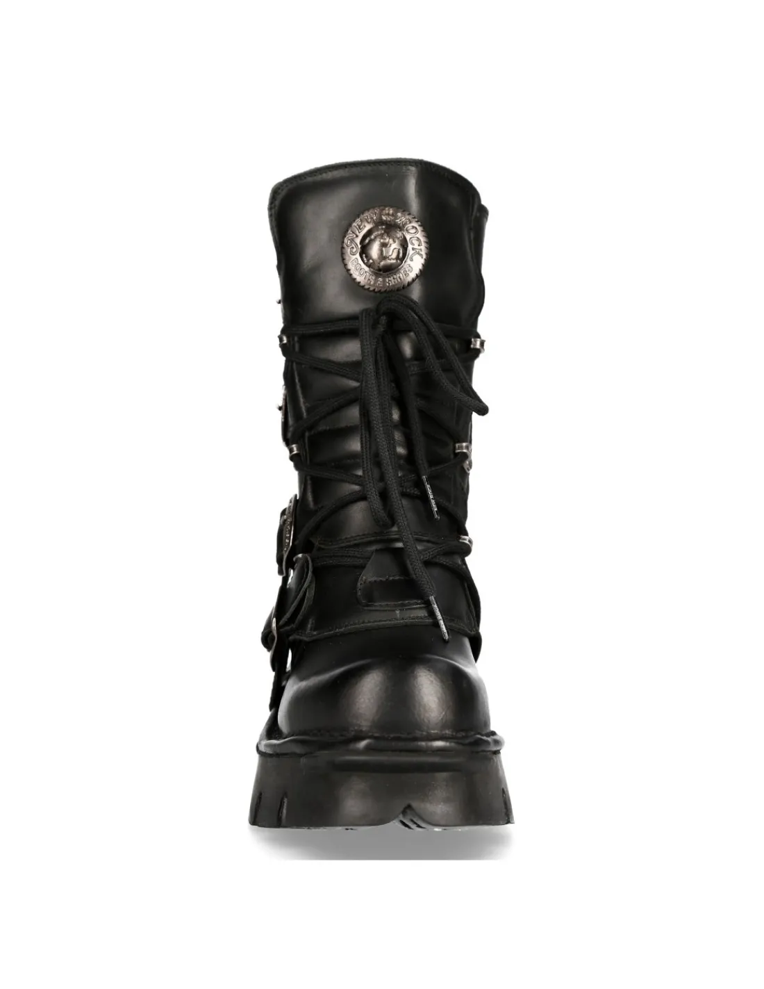 New Rock BOOT BLACK REACTOR WITH LACES M-373-S29 Best