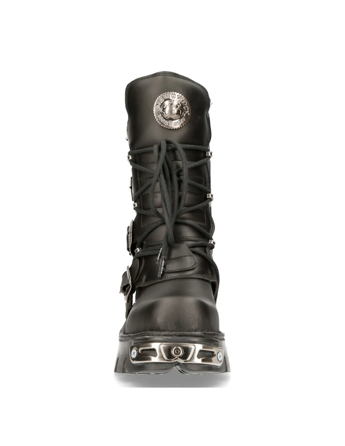 New Rock BOOT BLACK REACTOR WITH LACES M-373-S7 Hot