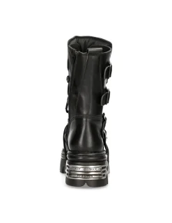 New Rock BOOT BLACK REACTOR WITH LACES M-373-S4 Sale