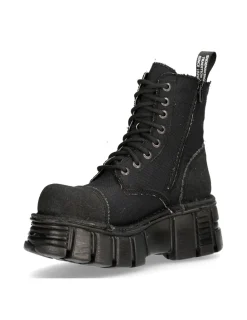 New Rock BOOT BLACK TOWER M-MILI083C-RC7