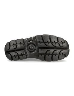 New Rock BOOT BLACK TOWER WITH LACES M-MILI211-C14 Discount