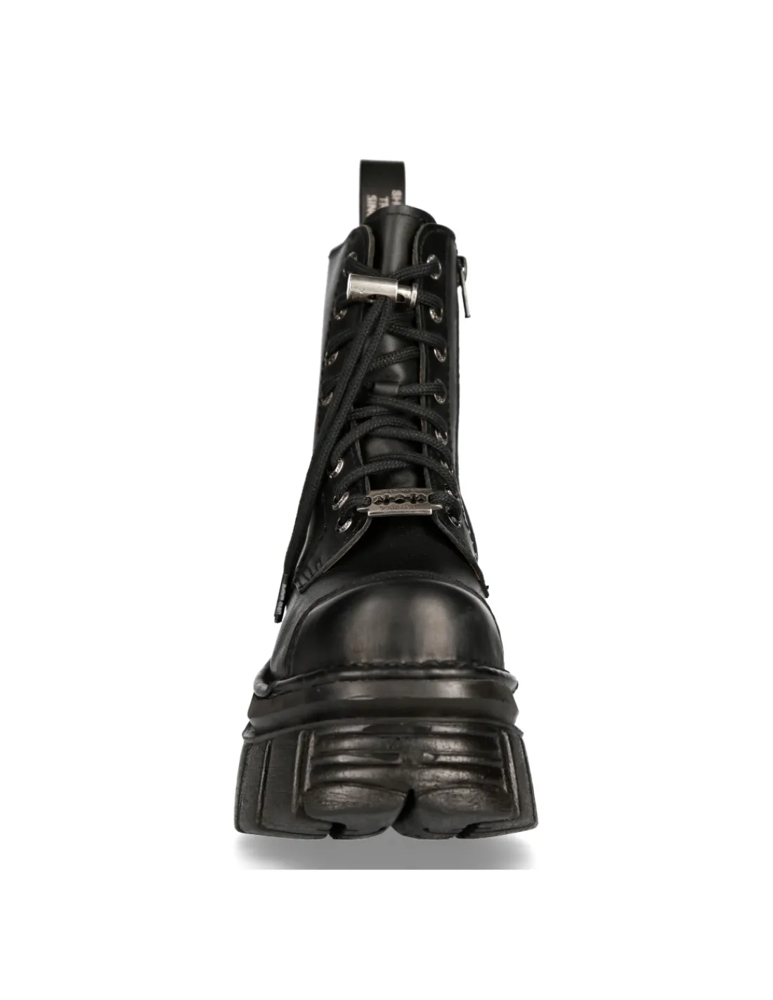 New Rock BOOT BLACK TOWER WITH LACES M-NEWMILI083-S21 Hot