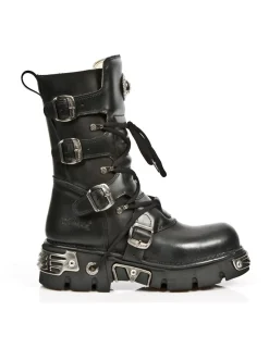 New Rock BOOT METALLIC M-373B-C1 Clearance