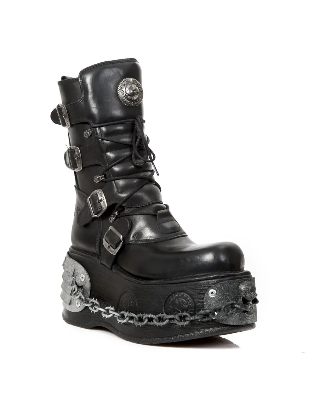 New Rock BOOT METALLIC M-373-C76 New
