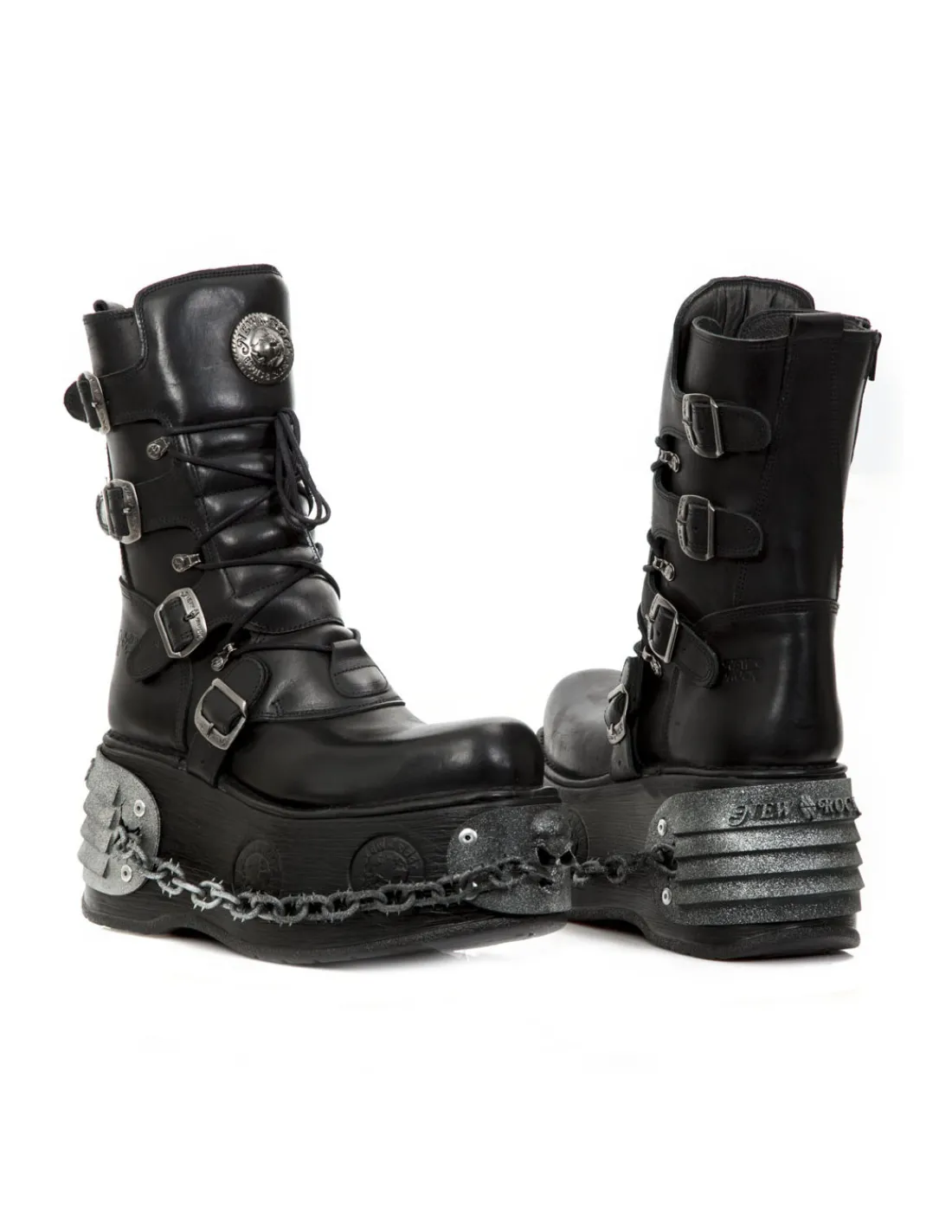 New Rock BOOT METALLIC M-373-C76 New
