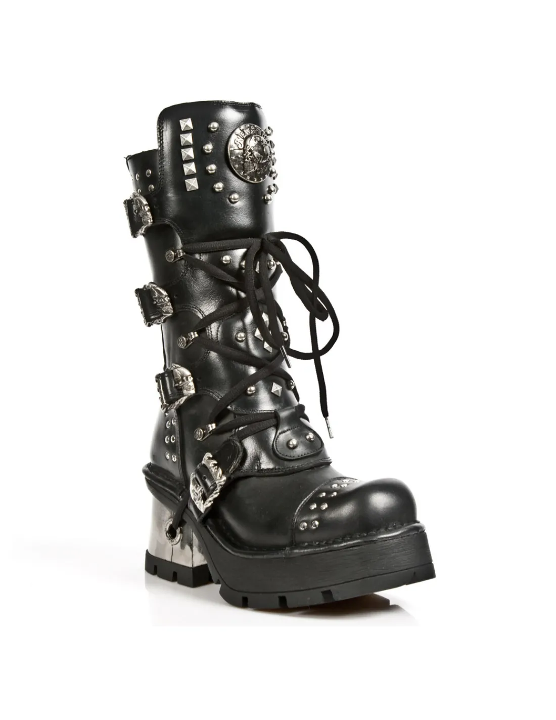New Rock BOOT METALLIC M-1029-C1 Hot