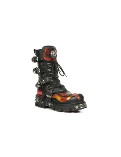New Rock BOOT METALLIC M-378-C1