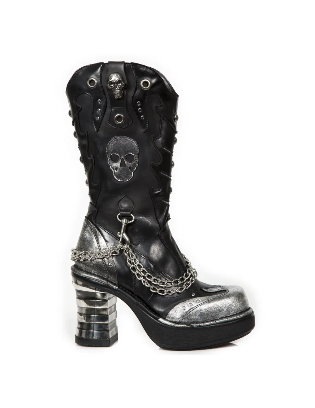 New Rock BOOT METALLIC M-8304-C3 Best