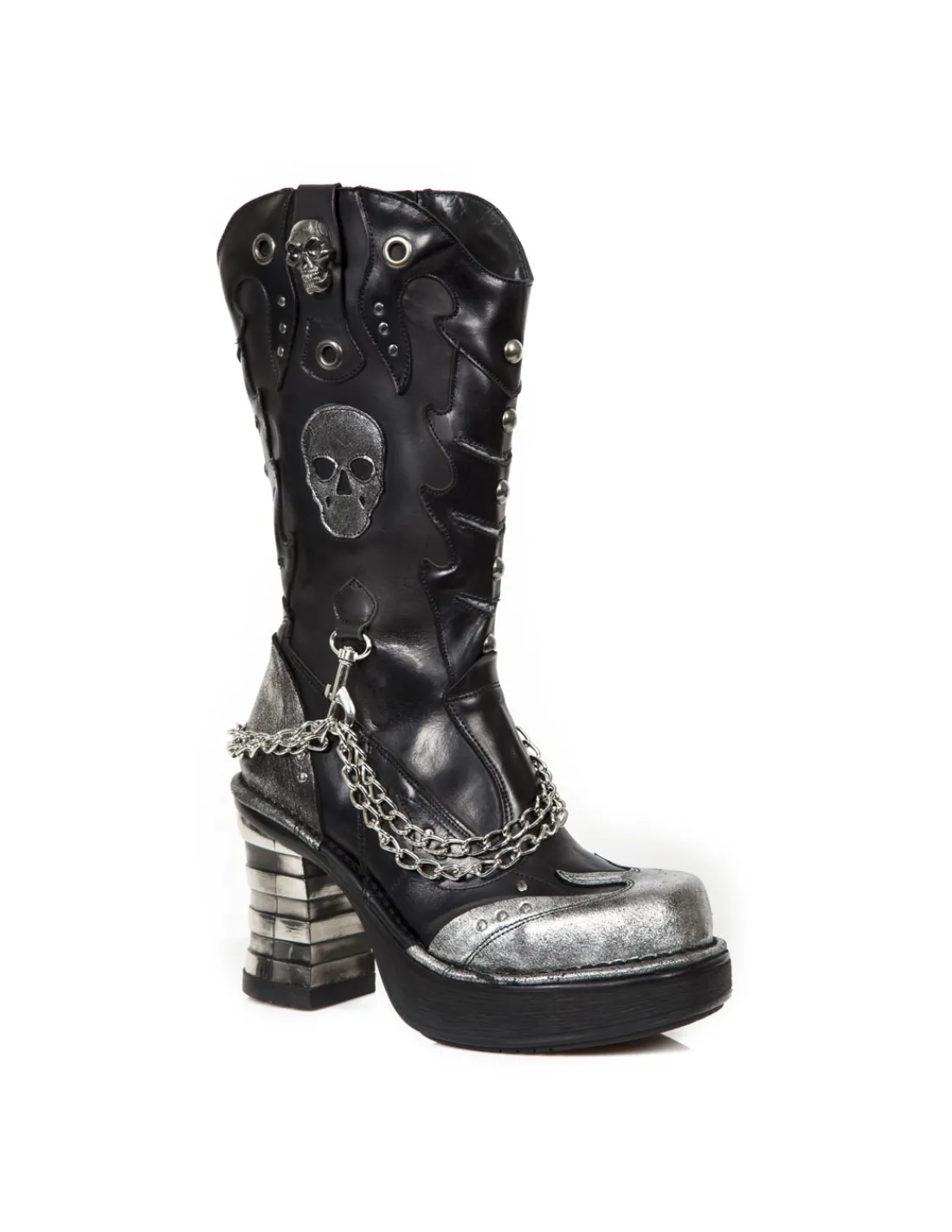 New Rock BOOT METALLIC M-8304-C3 Best