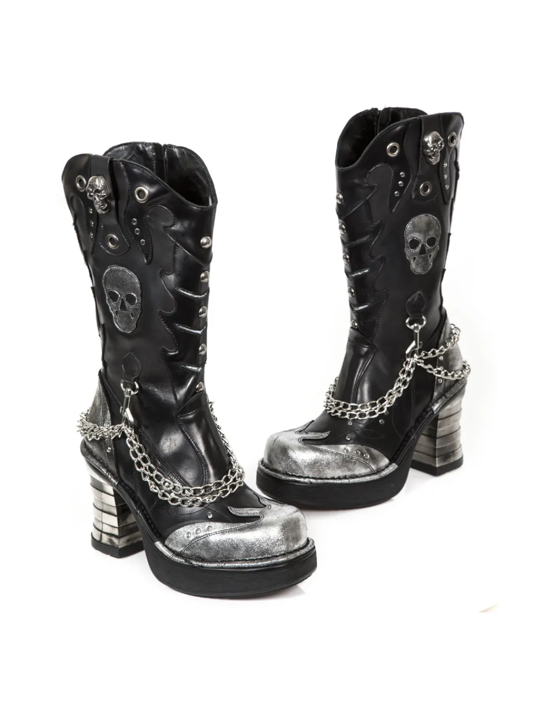 New Rock BOOT METALLIC M-8304-C3 Best