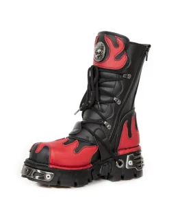 New Rock BOOT METALLIC M-591-C43 Clearance
