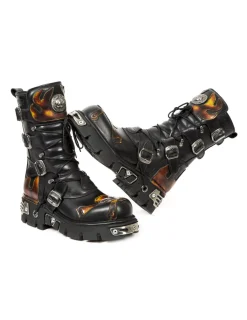New Rock BOOT METALLIC M-156-C3 New