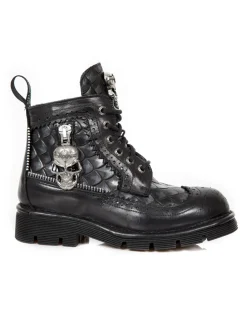 New Rock BOOT METALLIC M-MILI123-C1 Outlet