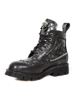 New Rock BOOT METALLIC M-MILI123-C1 Outlet
