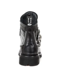 New Rock BOOT METALLIC M-MILI123-C1 Outlet