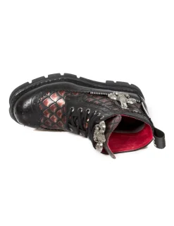 New Rock BOOT METALLIC M-MILI121-C1 Best