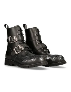 New Rock BOOT METALLIC M-NEWMILI091-C1 Online