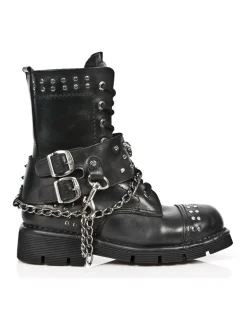 New Rock BOOT METALLIC M-NEWMILI081-C1