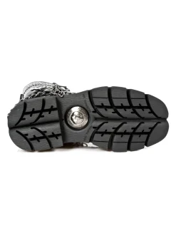 New Rock BOOT METALLIC M-NEWMILI081-C1