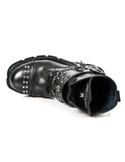 New Rock BOOT METALLIC M-NEWMILI081-C1