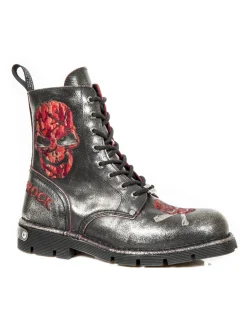 New Rock BOOT METALLIC M-NEWMILI85-C7 Clearance