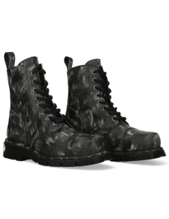 New Rock BOOT METALLIC M-NEWMILI083MTL-C1 Best