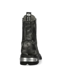 New Rock BOOT METALLIC M-NEWMILI083MTL-C1 Best