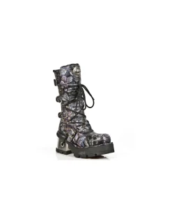 New Rock BOOT METALLIC M-373-Q2 Hot