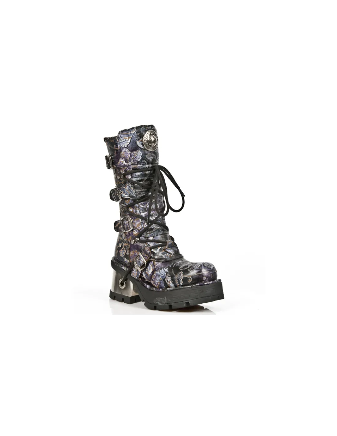 New Rock BOOT METALLIC M-373-Q2 Hot