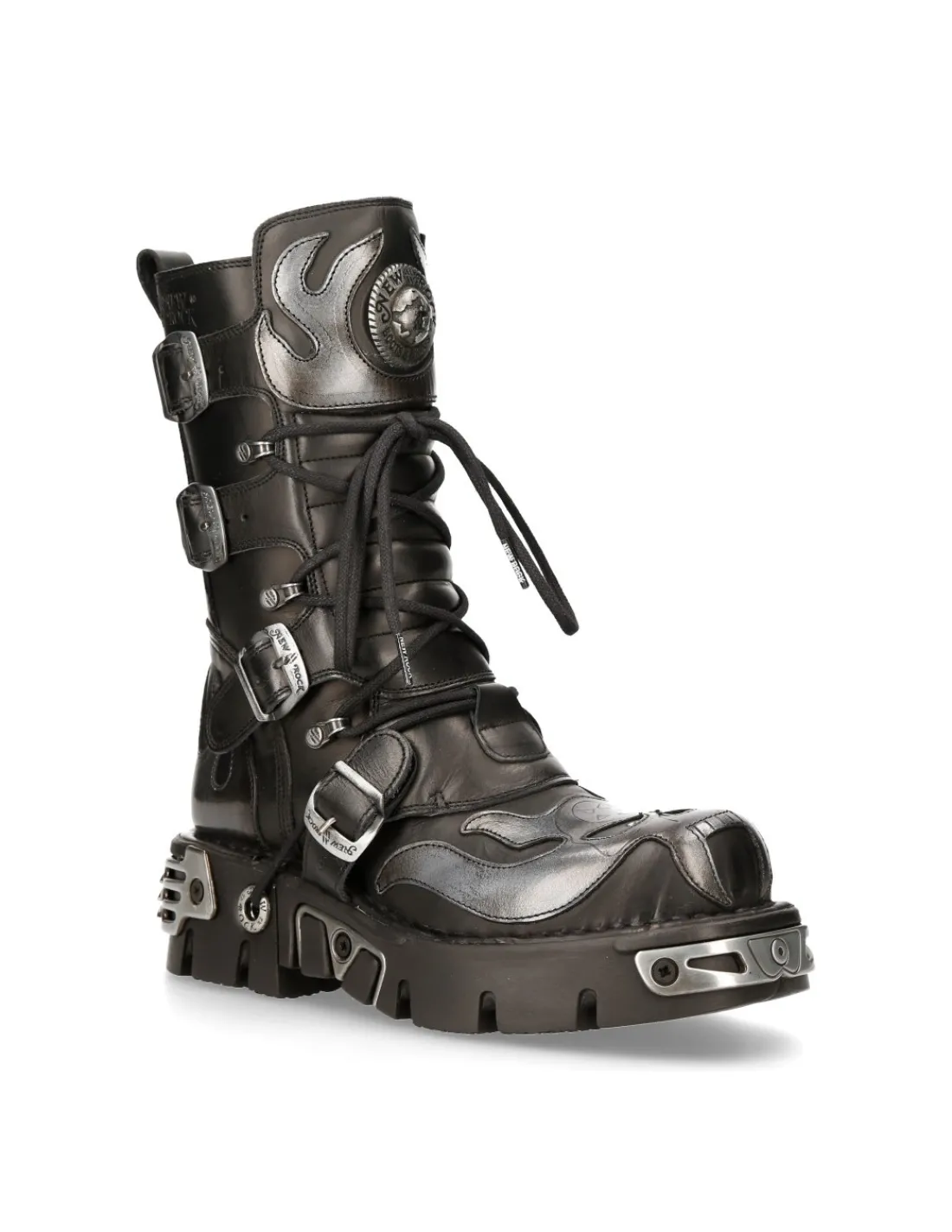 New Rock BOOT METALLIC M-107-S2