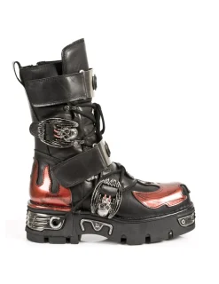 New Rock BOOT METALLIC M-195-S1 Hot