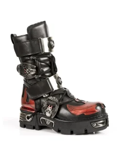 New Rock BOOT METALLIC M-195-S1 Hot