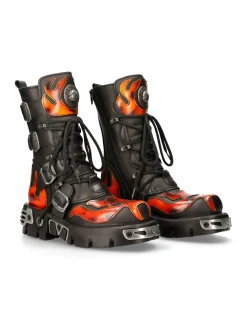 New Rock BOOT METALLIC M-107-S1 New