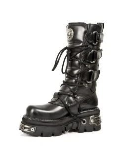 New Rock BOOT METALLIC M-474-S1 Hot