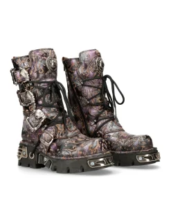 New Rock BOOT PURPLE REACTOR M-391-S5 New