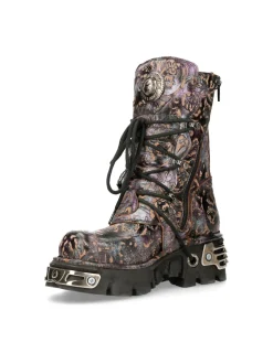 New Rock BOOT PURPLE REACTOR M-391-S5 New