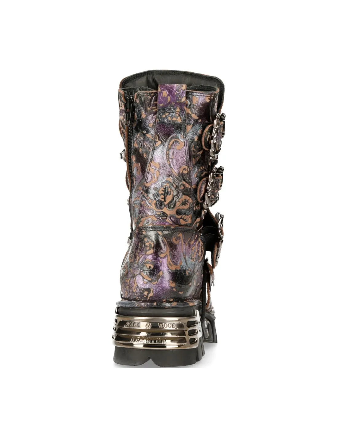 New Rock BOOT PURPLE REACTOR M-391-S5 New