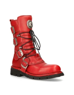 New Rock BOOT RED PLANING WITH LACES M-1473-S12 Discount
