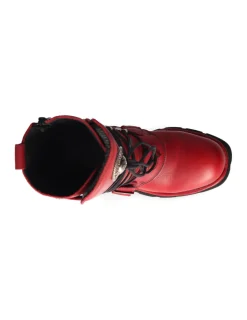 New Rock BOOT RED PLANING WITH LACES M-1473-S12 Discount