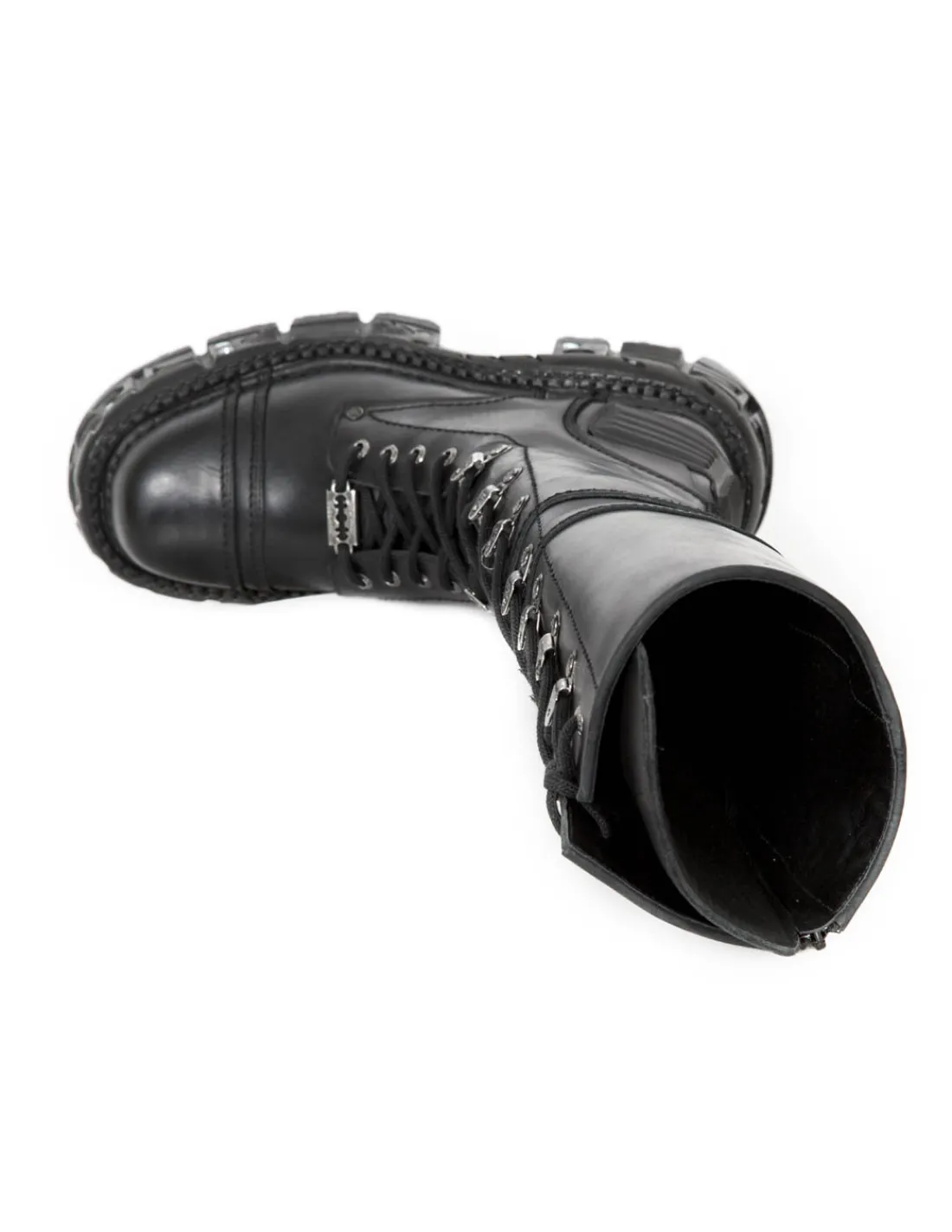 New Rock HIGH BOOT IMPERFECT WITH LACES M-TANK004-C5 Hot