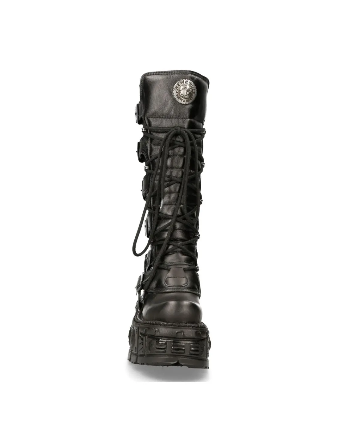 New Rock HIGH BOOT BLACK IMPERFECT M-272-S3 New