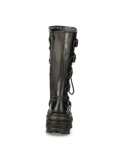New Rock HIGH BOOT BLACK IMPERFECT M-272-S3 New