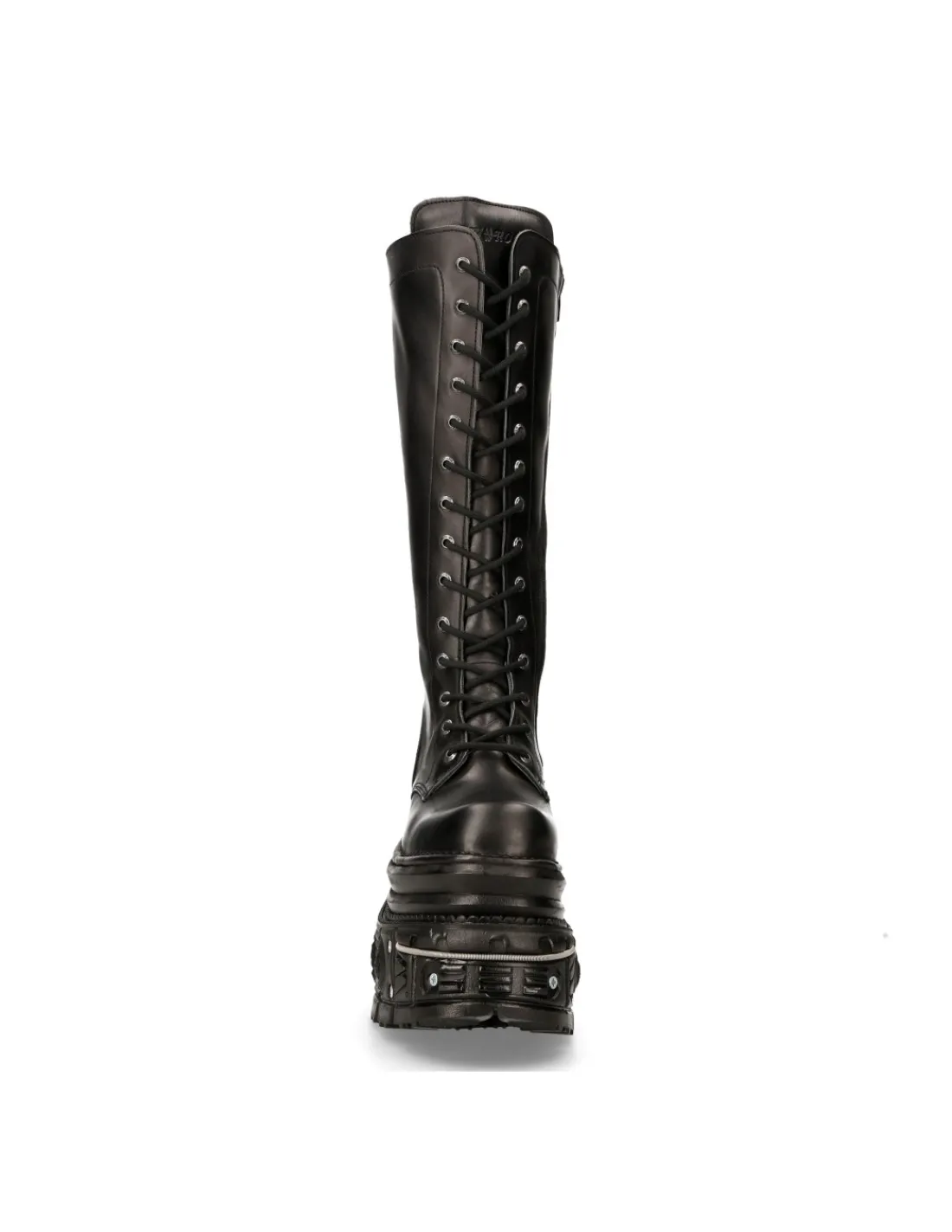 New Rock HIGH BOOT BLACK IMPERFECT WITH LACES M-235-C11 Best