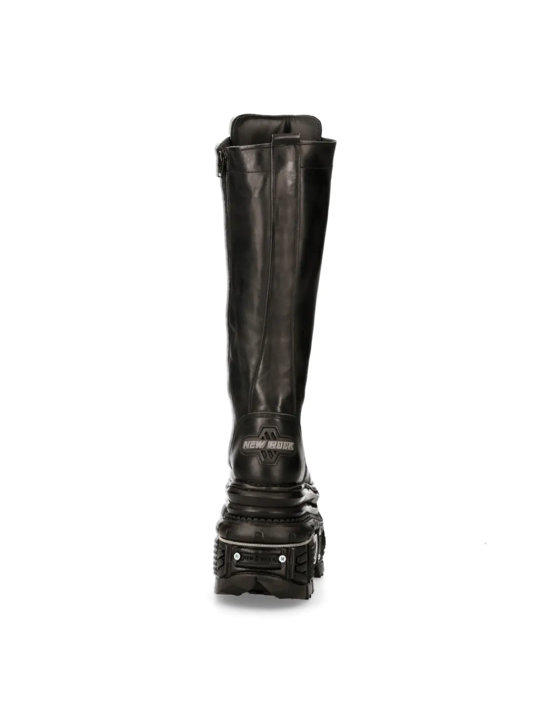 New Rock HIGH BOOT BLACK IMPERFECT WITH LACES M-235-C11 Best