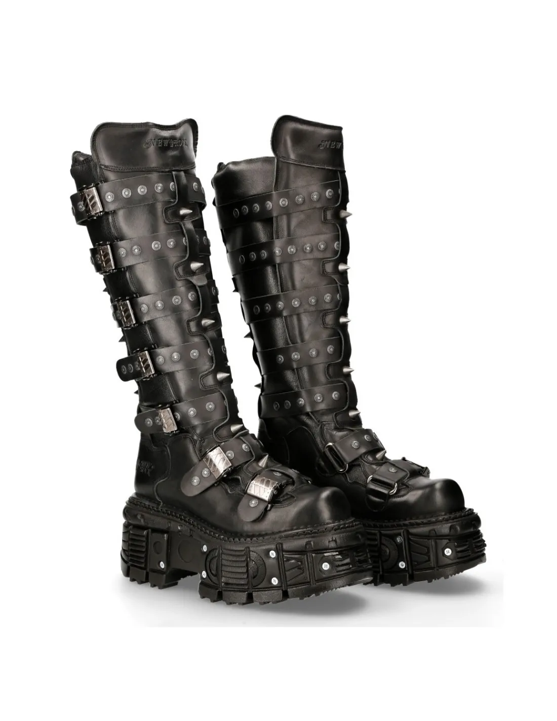 New Rock HIGH BOOT BLACK IMPERFECT M-151-C3 New