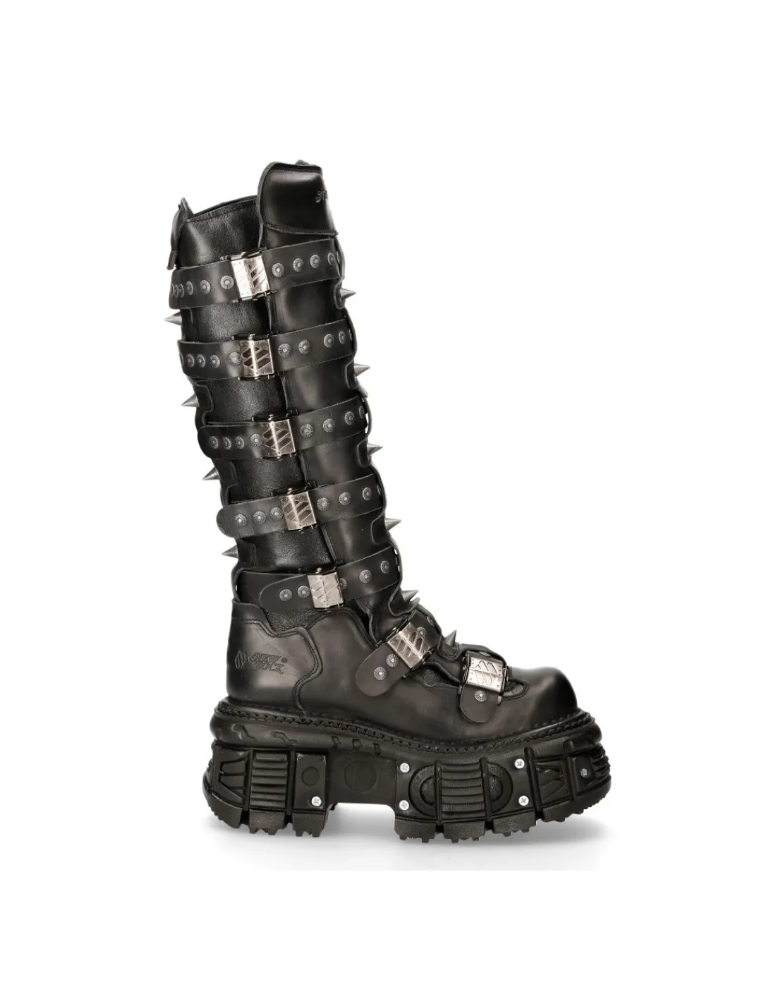 New Rock HIGH BOOT BLACK IMPERFECT M-151-C3 New