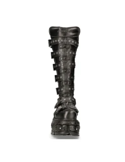 New Rock HIGH BOOT BLACK IMPERFECT M-151-C3 New